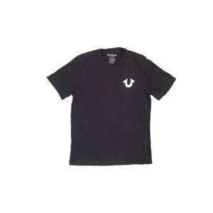 True Religion Men's Black Logo History Short Sleeve‎ T-Shirt Small